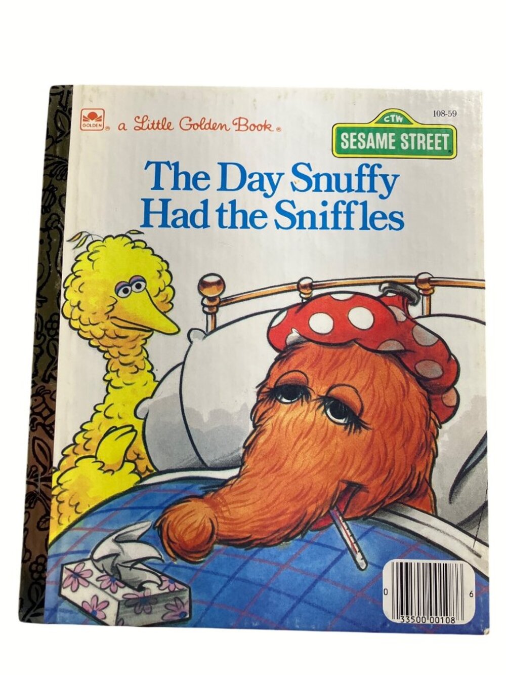 The Day Snuffy Had The Sniffles Sesame Street Little Golden Book 1988